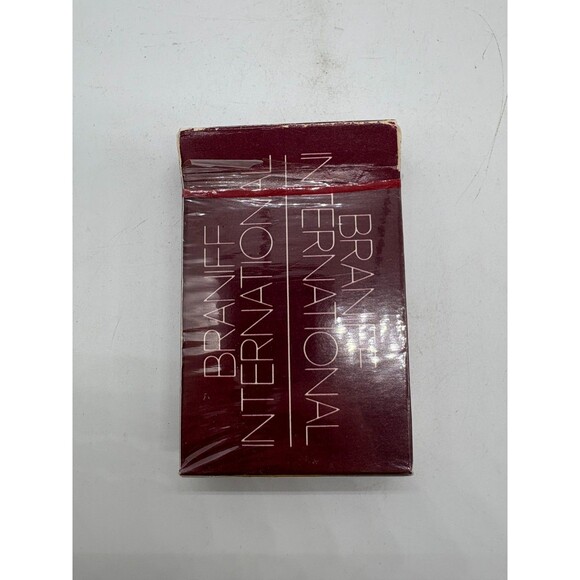 Vintage Braniff International Airways Playing Cards Promotional Sealed Deck - Picture 1 of 5